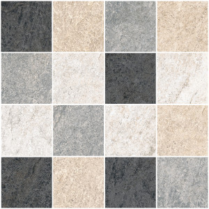 Мозаика K9522118R001VTE0 7.5X7.5 Quarstone Мозаичный Микс R10B 7 30*30