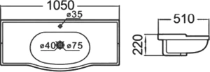 Раковина 78189 COMFORTY