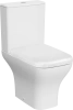 9843B003-7201 Polar Напольный безободковый унитаз Open-back с бачком и сиденьем микролифт
