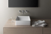 LIVING SQUARE Раковина-чаша SaphirKeramik, 36х36х13 см без отверстия для смесителя, без отверстия перелива, цвет белый (10210350/050819/0016424/12, АВ