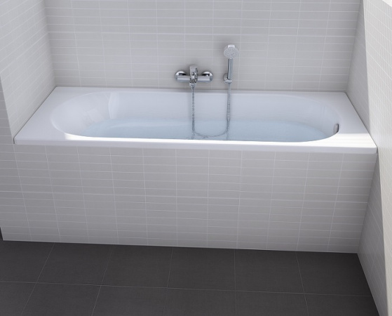 Акриловая прямоугольная ванна Genova N 1500 x 750 x 450
