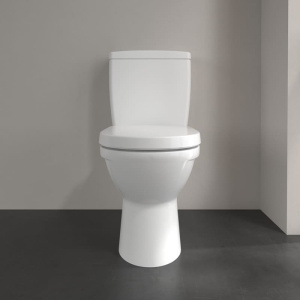 Унитаз, Villeroy&Boch, O'Novo, традиционный (с закрытым смывным краем), тип установки-напольный, ширина, мм-360, глубина, мм-650, высота, мм-400, форм
