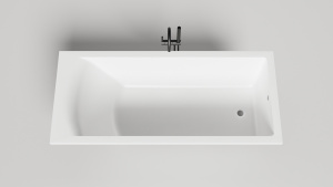 Ванна встраиваемая Salini CASCATA KIT S-Sense Матовая 180х80 см (104513M)