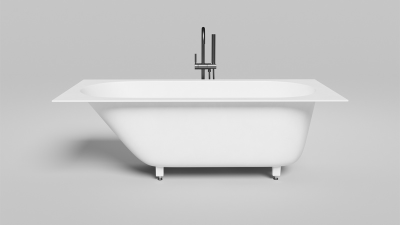 ORNELLA 170 встраиваемая ванна Размеры (дл-ш-в): 1700x800x600, Материал: S-Sense (Sapirit), Тип покрытия:Глянцевое