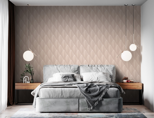 Обои Artique WallSecret Comfort, винил на флизелиновой основе, 1,06*10,05м, Бежевый, Серебро мотив
