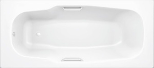 Ванна стальная ATLANTICA 180*80 белая  без отв. д/ручек, с ножками Португалия