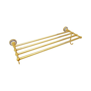 Полка Fixsen Bogema gold FX-78515G для полотенец