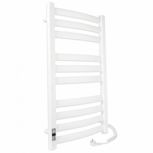 Полотенцесушитель Вид 10 ПРЕМИУМ Лесенка без полки 1200*500 цвет БЕЛЫЙ, тэн левый, скрытый
