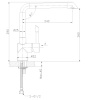 Смеситель Lemark Expert LM5074S для кухни