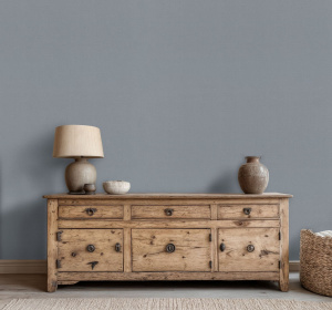 Обои Euro Decor Герда, винил на флизелиновой основе, 1,06*10,05м, Синий однотон