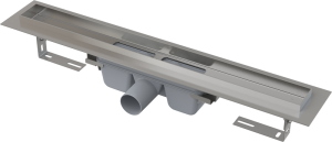 APZ6-750 Professional ВОДООТВОДЯЩИЙ ЖЕЛОБ С ПОРОГАМИ ДЛЯ ЦЕЛЬНОЙ РЕШЕТКИ (сталь)