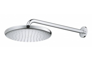 26668000 GROHE Tempesta 250 Верхний душ 250, круглый c душевым кронштейном 380мм, хром