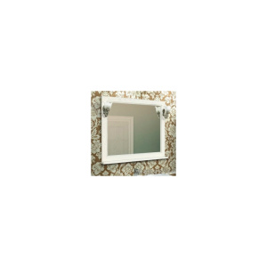 ЖЕРОНА 105 зеркало белое серебро+светильник MAGALI(FU003964) (2шт)