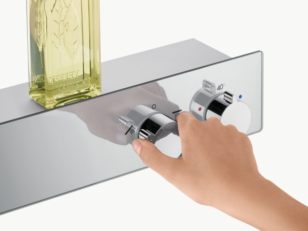 13108400 HG Термостат ShowerTablet 600, для 2 потребителей BM (нужна СЧ 13129180)