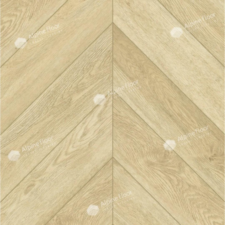 Alpine Floor LVT Дуб Ваниль Селект Chevron 555×127×2,5 мм (1.974м2), 28шт (14А+14B)