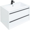 Тумба для раковины Aquanet Lino 70 (2 ящ.) белый матовый (доп.раковина Электра 70)