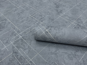Обои Erismann Lines, винил на флизелиновой основе, 1,06*10,05м, Серый/Графитовый мотив