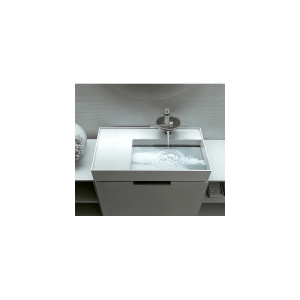 KARTELL умывальник  с 1 отв. д/смесителя в центре /90х46х12/ (бел.)