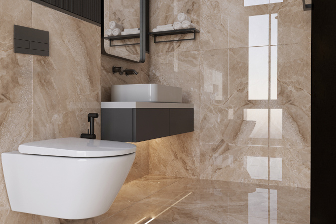 Керамогранит Neptune Taupe glossy 60*120