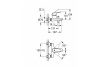 23756000 GROHE смеситель для ванны BauFlow (хром)