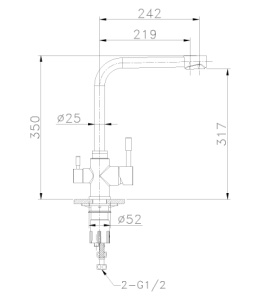 Смеситель Lemark Expert LM5060S для кухни