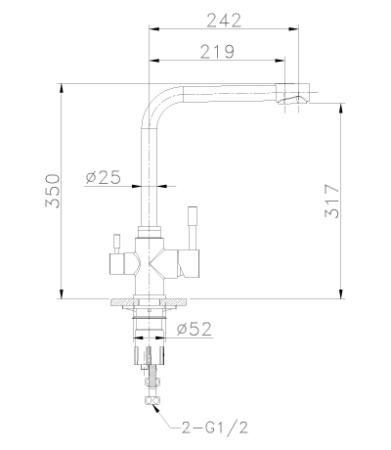 Смеситель Lemark Expert LM5060S для кухни