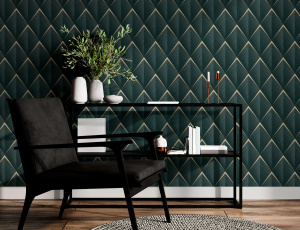 Обои Artique WallSecret Comfort, винил на флизелиновой основе, 1,06*10,05м, зелёный мотив