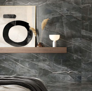Керамогранит K951838LPR CityMarble Калакатта Блэк 7ЛПР R9 60*60 (снято с произ-ва)