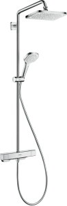 27660000 HG Croma E 280 1jet Душевая система Showerpipe с термостатом для душа 