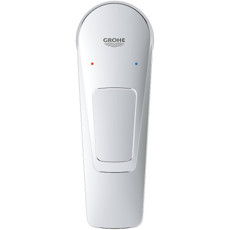23337001 GROHE BauLoop Смеситель для раковины с ограничителем температуры, гладкий корпус, размер S, хром 