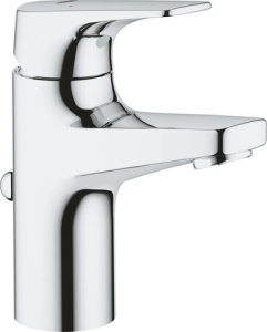 23751000 Смеситель для раковины GROHE BauFlow с донным клапаном, S-Size, хром