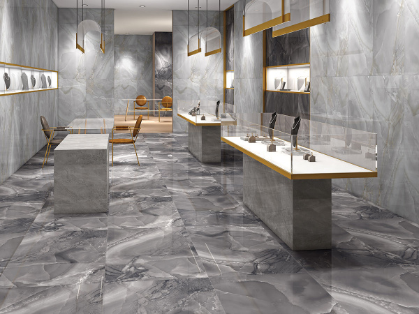Керамогранит Calix Onyx Ash glossy 60*120