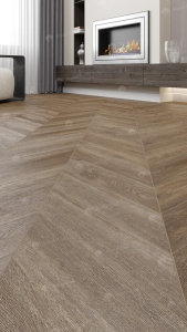 Alpine Floor LVT Макадамия Chevron 555×127×2,5 мм (1.974м2), 28шт (14А+14B)