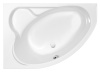 Ванна акриловая Cersanit KALIOPE 153x100x46 левая, ультра белая