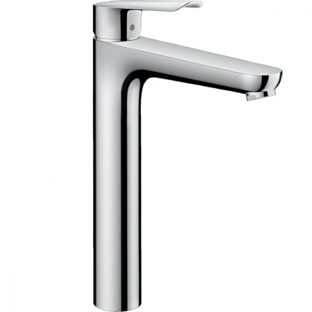 71162000 Hansgrohe Logis E Смеситель для раковины 230, однорычажный c донным клапаном, хром