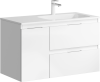 ACCENT 90 Тумба с умывальником Malaga 900/R, правая, цвет белый, ACC0109RW