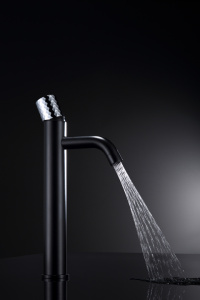 Смеситель STICK для умыв. низ. BLACK TOUCH CHROME