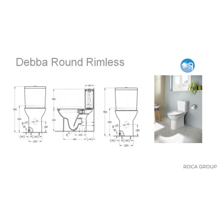 DEBBA Round Чаша напольная безободковая двойной выпуск