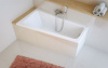 Ванна EXCELLENT Ava Comfort 150*80 левая с кронштейном для экрана ванны+слив перелив 60см. Vega