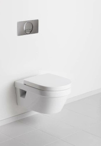 Унитаз, Villeroy&Boch, Architectura, традиционный (с закрытым смывным краем), тип установки-подвесной, ширина, мм-530, глубина, мм-370, высота, мм-325
