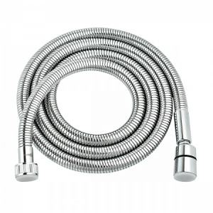 Душевой шланг Lemark LE8035S двухзагибный растяжной от1,5 до 1,8 м, TURN-FREE, сталь хромир, блистер