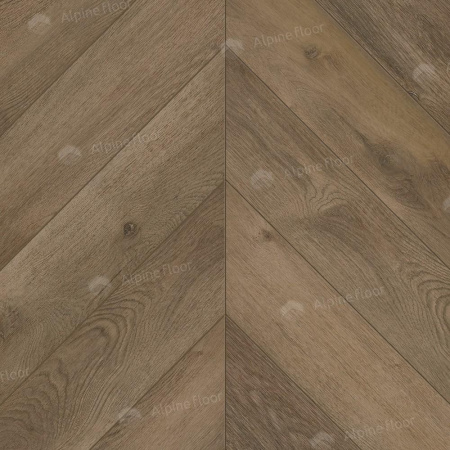 Alpine Floor LVT Дуб Насыщенный Chevron 555×127×2,5 мм (1.974м2), 28шт (14А+14B)