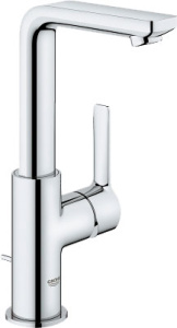 23296001 GROHE Lineare Смеситель для раковины 226 мм, со сливным гарнитуром