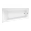 Ванна EXCELLENT Ava Comfort 150*80 левая с кронштейном для экрана ванны+слив перелив 60см. Vega