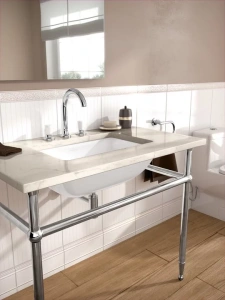 Раковина, Villeroy&Boch, Loop&Friends, ширина, мм-615, глубина, мм-390, высота, мм-175, тип установки-встраиваемый под столешницу, отверстия для смеси