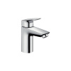 71100000 Logis Hansgrohe Смеситель для раковины 100, однорычажный, с донным клапаном