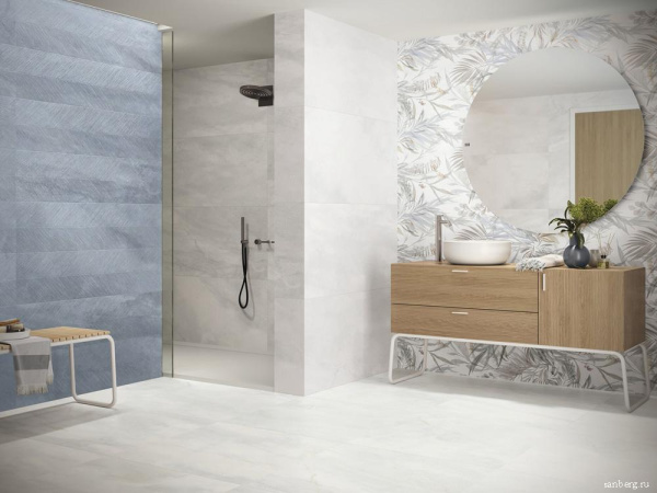 Плитка настенная Fleur Halima Blanc 60*120
