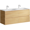 ACCENT 120 Тумба с умывальником Malaga 1200, цвет дуб золотой, ACC0112DZ, 1220*560*450