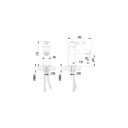 Смеситель Lemark Villa LM4806B для раковины