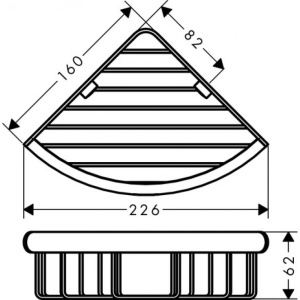 4171000 HG Logis Universal угловая корзина